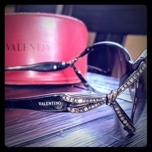 Valentino 5628/S Rhinestone Sunglasses